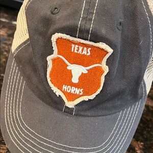 Texas Horns Gray and Orange Cap
